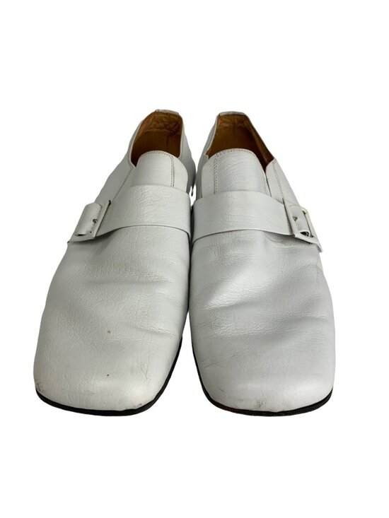 Rare 1960\'s Volare By Carlo Leoni White Leather Italian Loafers main image 2
